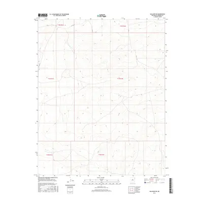 2017 Map of Gallegos NE, 2017 Print