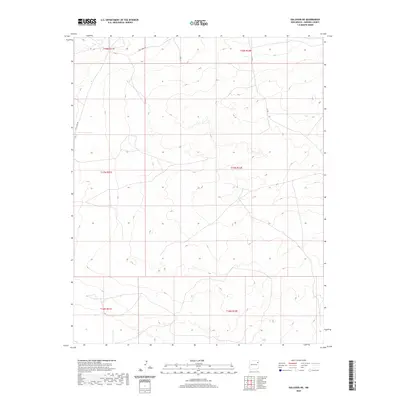 2020 Map of Gallegos NE, 2020 Print