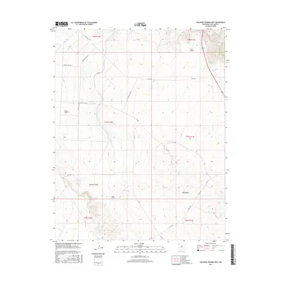 2017 Map of Gallegos Trading Post, 2017 Print