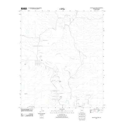 2011 Map of Galleta Flat East, 2011 Print