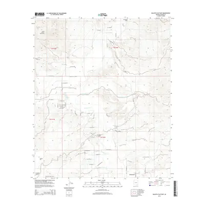 2014 Map of Galleta Flat East, 2014 Print