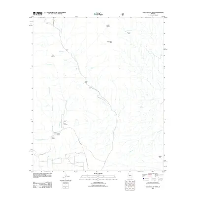 2011 Map of Galleta Flat West, 2011 Print