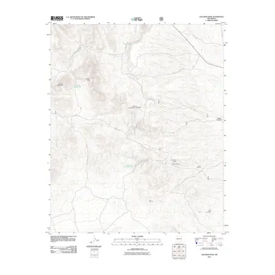 2011 Map of Gallinas Peak, 2011 Print