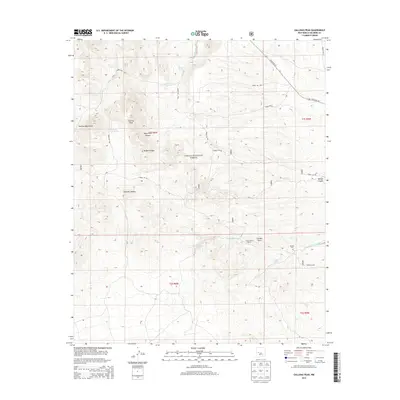2013 Map of Gallinas Peak, 2013 Print