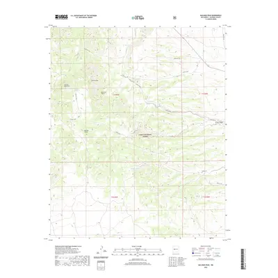 2020 Map of Gallinas Peak, 2020 Print