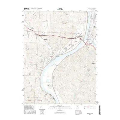 2016 Map of Gallipolis, 2016 Print