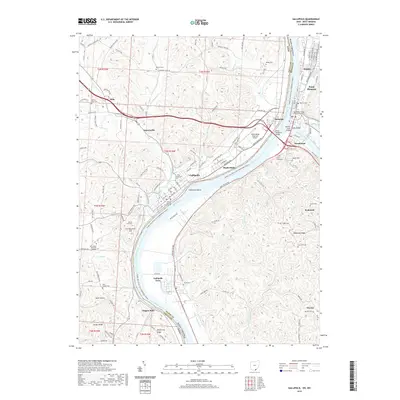 2019 Map of Gallipolis, 2019 Print