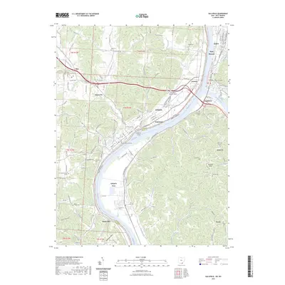 2023 Map of Gallipolis, 2023 Print