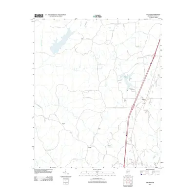 2012 Map of Gallman, 2012 Print