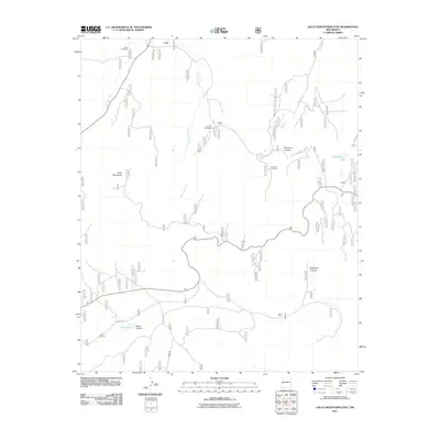 2011 Map of Gallo Mountains East, 2011 Print