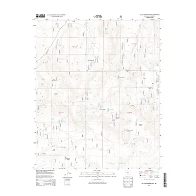 2013 Map of Gallo Mountains East, 2013 Print
