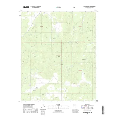 2020 Map of Gallo Mountains East, 2020 Print