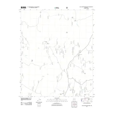2011 Map of Gallo Mountains West, 2011 Print
