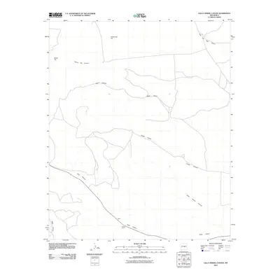 2010 Map of Gallo Spring Canyon, 2010 Print