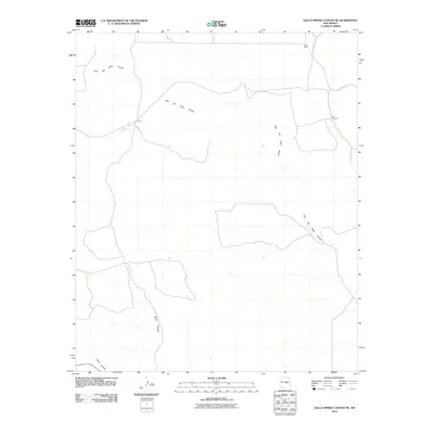 2010 Map of Gallo Spring Canyon NE, 2010 Print