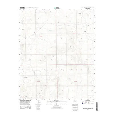 2013 Map of Gallo Spring Canyon NE, 2013 Print