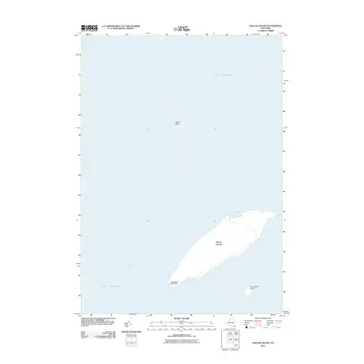 2011 Map of Galloo Island, 2011 Print