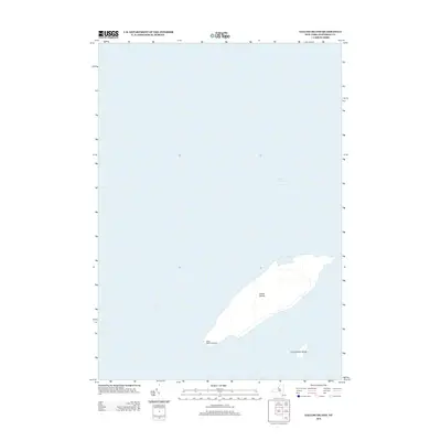 2013 Map of Galloo Island, 2013 Print