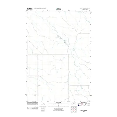 2012 Map of Gallup Creek, 2012 Print