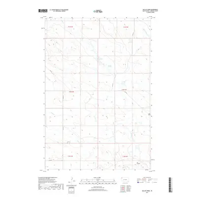 2017 Map of Gallup Creek, 2017 Print