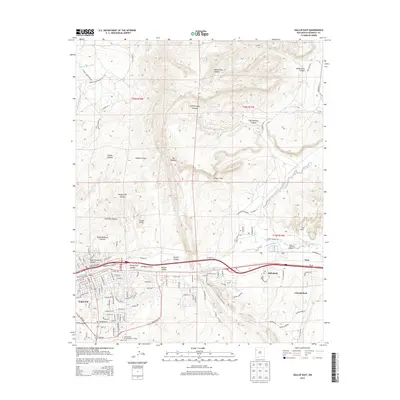2013 Map of Gallup East, 2013 Print