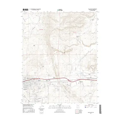 2017 Map of Gallup East, 2017 Print