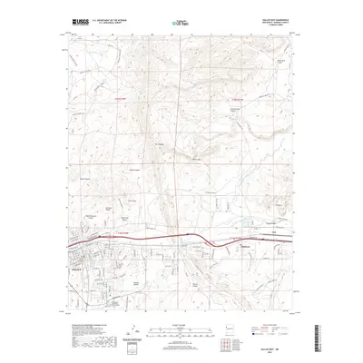 2020 Map of Gallup East, 2020 Print
