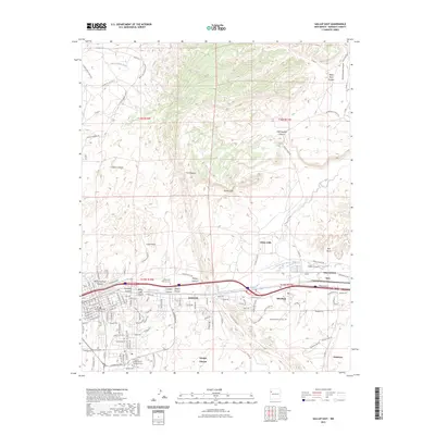2023 Map of Gallup East, 2023 Print