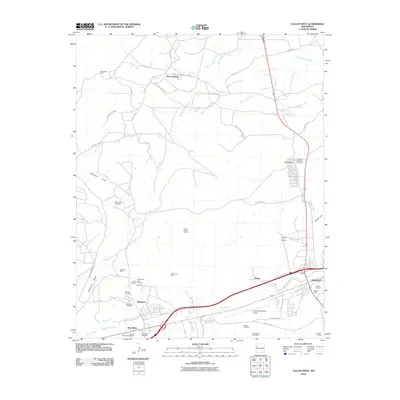2010 Map of Gallup West, 2010 Print