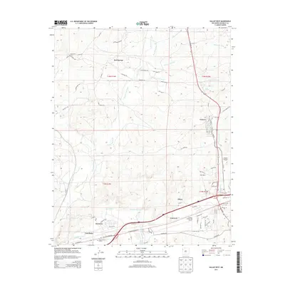 2013 Map of Gallup West, 2013 Print