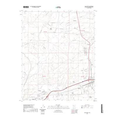 2023 Map of Gallup West, 2023 Print