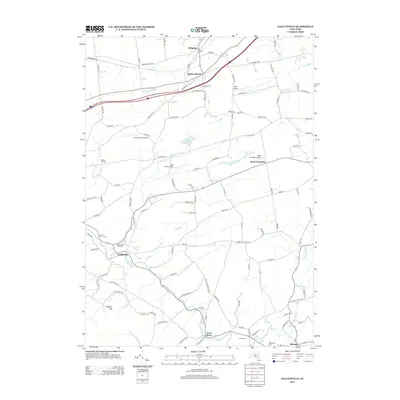 2013 Map of Gallupville, 2013 Print
