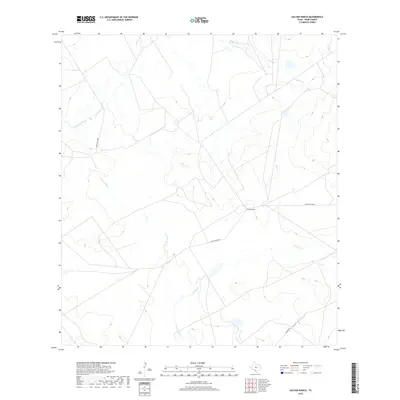 2019 Map of Galvan Ranch, 2019 Print