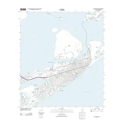 2013 Map of Galveston, 2013 Print