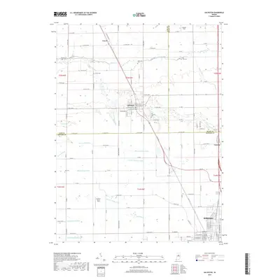 2019 Map of Galveston, 2019 Print