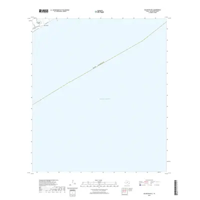 2019 Map of Galveston OE S, 2019 Print