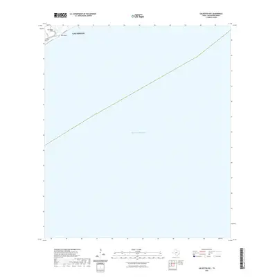 2022 Map of Galveston OE S, 2022 Print