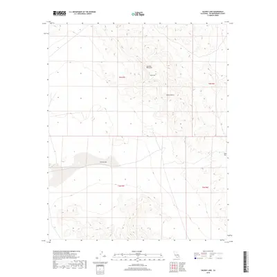 2018 Map of Galway Lake, 2018 Print