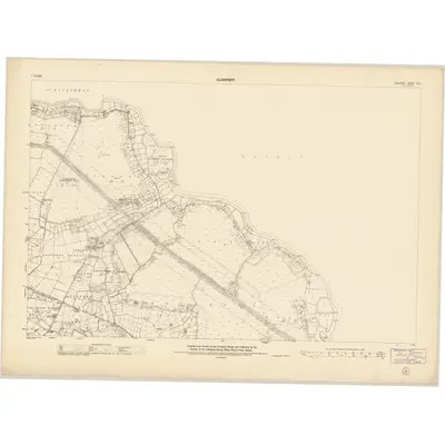 1946 Map of Galway - Sheet 101, 1957 Print