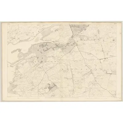 1838 Map of Galway - Sheet 103, 1841 Print