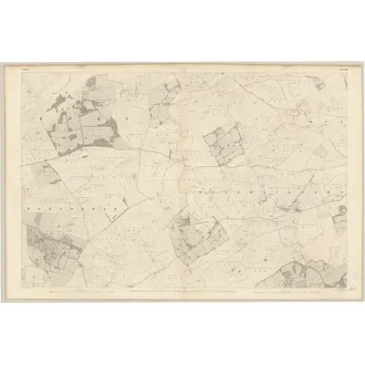 1838 Map of Galway - Sheet 104, 1841 Print