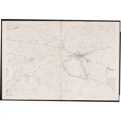 1838 Map of Galway - Sheet 105, 1862 Print