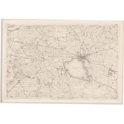 1892 Map of Galway - Sheet 105, 1895 Print