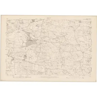 1914 Map of Galway - Sheet 106, 1919 Print