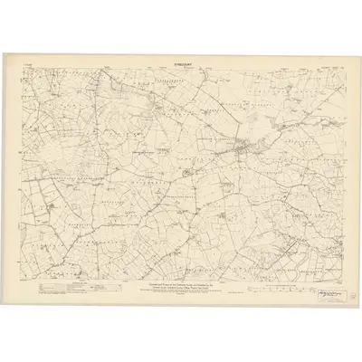 1945 Map of Galway - Sheet 108, 1958 Print