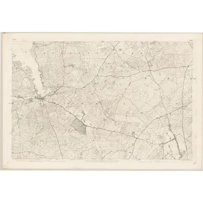 1893 Map of Galway - Sheet 113, 1896 Print