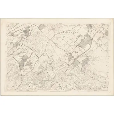 1892 Map of Galway - Sheet 114, 1896 Print