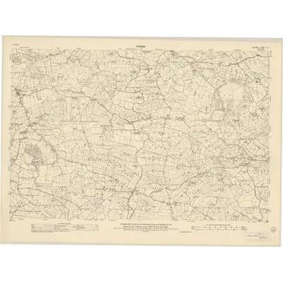 1947 Map of Galway - Sheet 117, 1960 Print