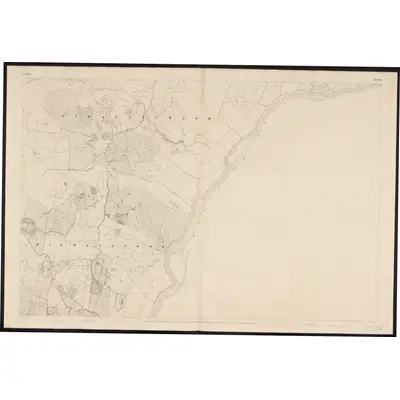 1838 Map of Galway - Sheet 118, 1849 Print