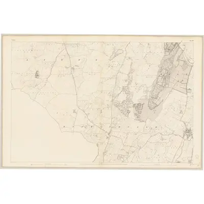 1839 Map of Galway - Sheet 122, 1841 Print